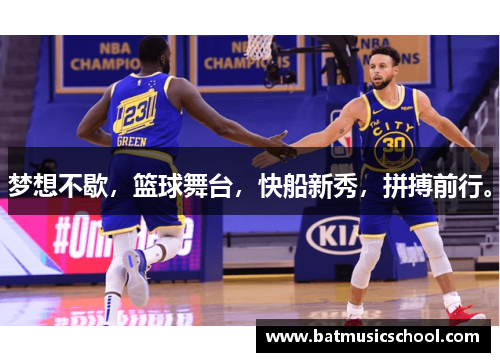 梦想不歇，篮球舞台，快船新秀，拼搏前行。